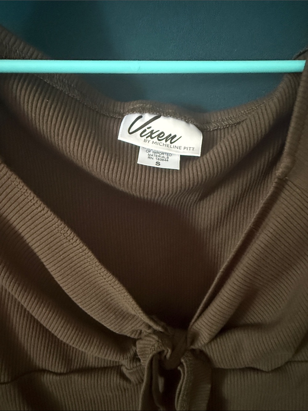 Vixen by Micheline Pitt tie me up top size small - Picture 2 of 4